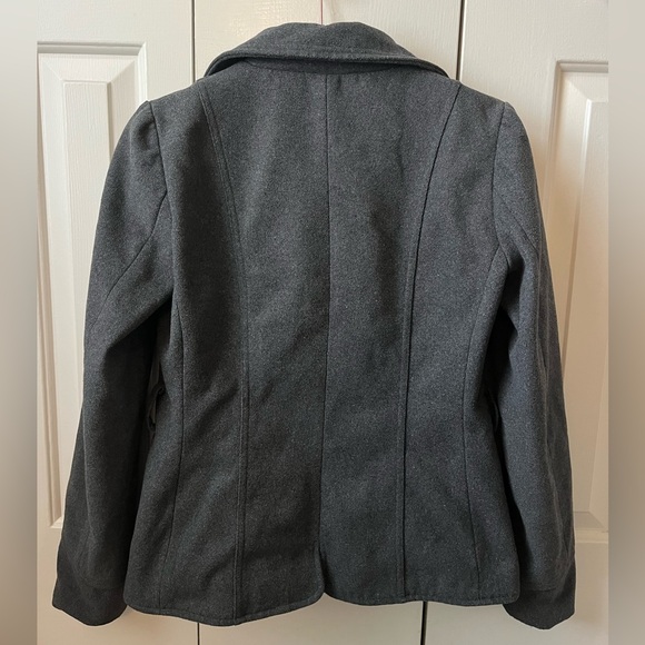 dELiA*s Girl’s Small Grey Peacoat - Picture 5 of 15